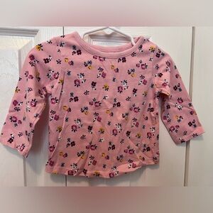 Garanimals Pink Floral Long Sleeve Tee